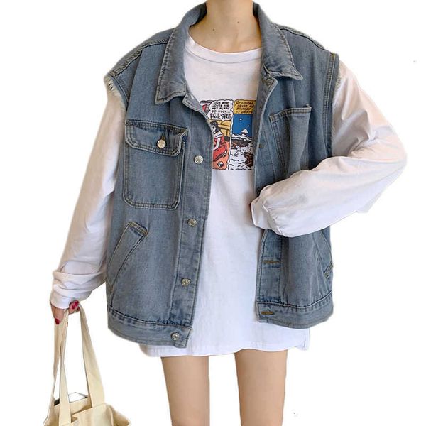 women's vests spring autumn women streetwear cowboy denim female vintage sleeveless jeans jacket vest ladies plus size 3xl y255 e8jv, Black;white
women's vests spring autumn women streetwear cowboy denim female vintage sleeveless jeans jacket vest ladies plus size 3xl y255 e8jv, Black;white
