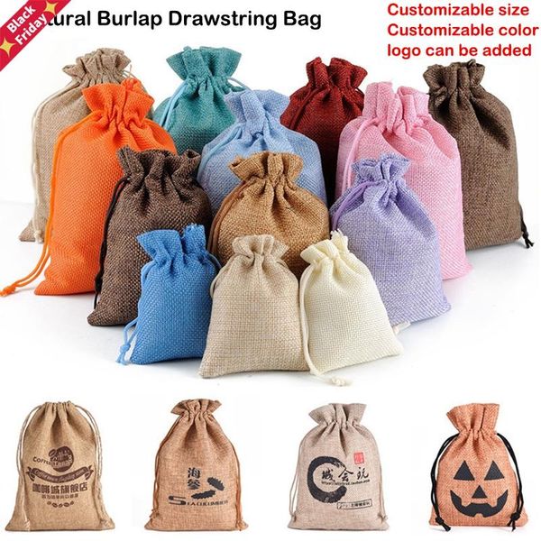 50pcs jute drawstring natural burlap bag gift bags multi size jewelry packaging wedding diy customizable logo wrap
50pcs jute drawstring natural burlap bag gift bags multi size jewelry packaging wedding diy customizable logo wrap