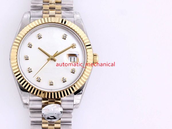 white dial mens watch u1 factory 41mm 126334 stainless steel automatic mechanical 904l sapphire bracelet watches ar263, Slivery;brown
white dial mens watch u1 factory 41mm 126334 stainless steel automatic mechanical 904l sapphire bracelet watches ar263, Slivery;brown