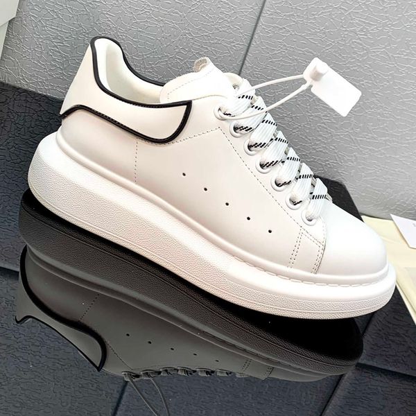 designer platform casual shoes men women leather lace up sneakers luxury matte silk cowhide jogging walking shoe eur 34-45 us 4-11, Black
designer platform casual shoes men women leather lace up sneakers luxury matte silk cowhide jogging walking shoe eur 34-45 us 4-11, Black