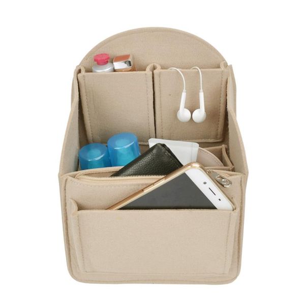 felt cloth storage bag for handbag high capacity women make up organizer insert liner travel cosmetic bags
felt cloth storage bag for handbag high capacity women make up organizer insert liner travel cosmetic bags