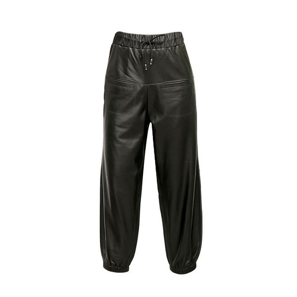 women genuine sheepskin leather pants leisure for spring autumn loose 2021 ropa de mujer zjt929 women's & capris, Black;white
women genuine sheepskin leather pants leisure for spring autumn loose 2021 ropa de mujer zjt929 women's & capris, Black;white