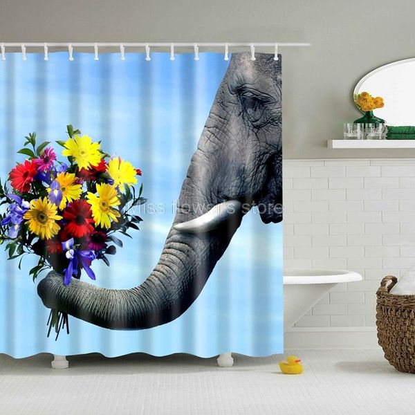 shower curtains elephant flower pattern design custom curtain bathroom waterproof mildewproof polyester fabric with 12 hooks
shower curtains elephant flower pattern design custom curtain bathroom waterproof mildewproof polyester fabric with 12 hooks