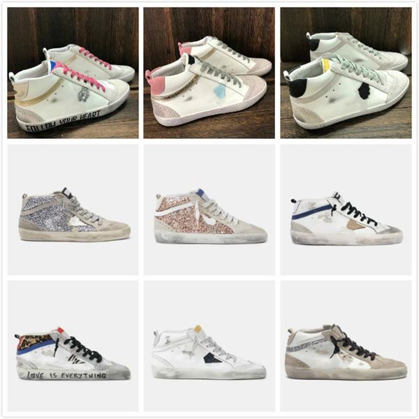 golden mid star high shoes fashion sneakers italy classic white do -old dirty designer man women shoe silver glitter leather ug, Black
golden mid star high shoes fashion sneakers italy classic white do -old dirty designer man women shoe silver glitter leather ug, Black