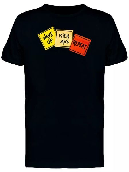 Advices In Sticky Notes Men's Tee -Image by Shutterstock, White;black