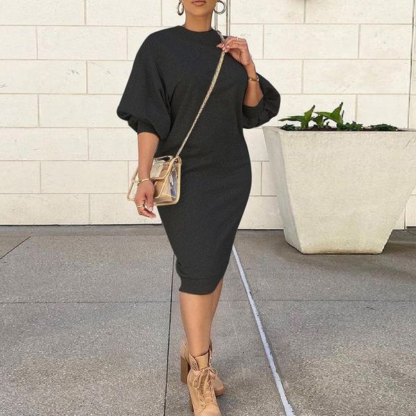 casual dresses female autumn spring loose sweatshirt dress fashion o neck pullover elegant lantern sleeve party women mujers, Black;gray
casual dresses female autumn spring loose sweatshirt dress fashion o neck pullover elegant lantern sleeve party women mujers, Black;gray