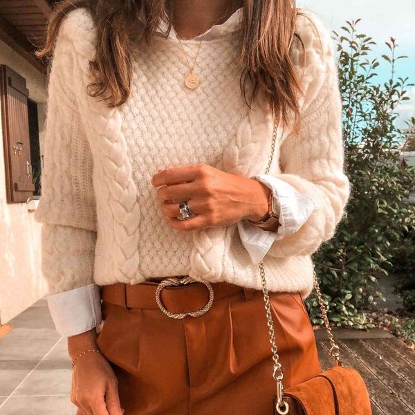 knits knitted women sweater autumn vintage o neck long sleeve twisted flower chic pullover office lady knit jumper winter, White
knits knitted women sweater autumn vintage o neck long sleeve twisted flower chic pullover office lady knit jumper winter, White