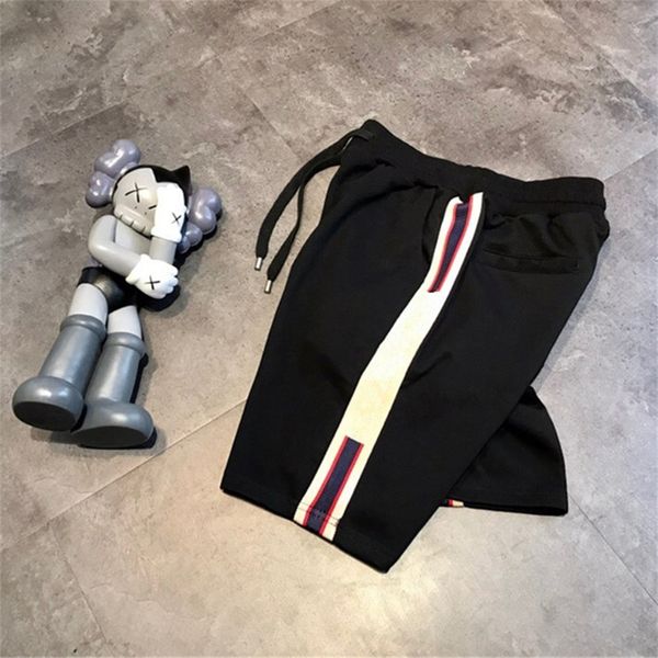 spring new couple trend versatile ribbon terry casual loose sports shorts, White;black
spring new couple trend versatile ribbon terry casual loose sports shorts, White;black