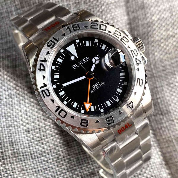 black/white wizard plate 40mm sapphire automatic clock goes function date cyclops oyster bracelet steel insert slide lock, Slivery;brown
black/white wizard plate 40mm sapphire automatic clock goes function date cyclops oyster bracelet steel insert slide lock, Slivery;brown