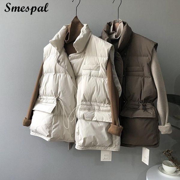 women's vests women casual oversize parkas vest winter fashion double pockets waistcoat, Black;white
women's vests women casual oversize parkas vest winter fashion double pockets waistcoat, Black;white
