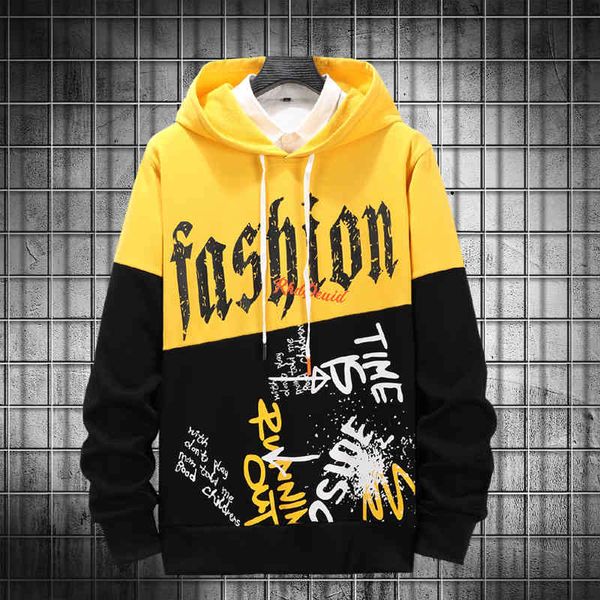 autumn 2021 young students leisure loose pullover hooded long sved men's sweater sports top, Black
autumn 2021 young students leisure loose pullover hooded long sved men's sweater sports top, Black