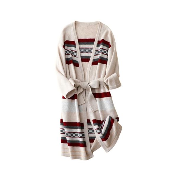 women's knits & tees womens long cardigan autumn and winter cashmere sweater coat fashion color lace-up pure women print england style, White
women's knits & tees womens long cardigan autumn and winter cashmere sweater coat fashion color lace-up pure women print england style, White