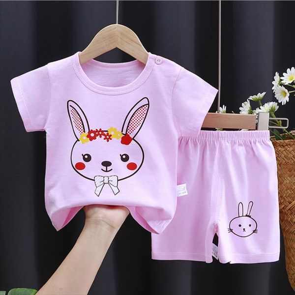 kids pajamas set summer children short sleeve cotton sleepwear boy cartoon clothing t shit pants, White
kids pajamas set summer children short sleeve cotton sleepwear boy cartoon clothing t shit pants, White