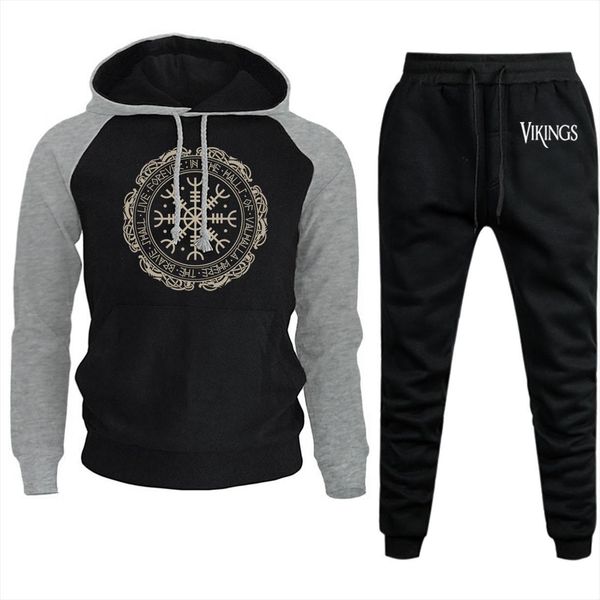 viking legend streetwear hooded mens tracksuits raglan autumn winter caartoon casual pullover suit fleece hoodie pants 2 piece set, Gray
viking legend streetwear hooded mens tracksuits raglan autumn winter caartoon casual pullover suit fleece hoodie pants 2 piece set, Gray