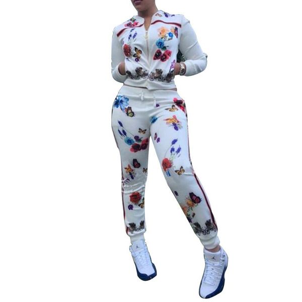 two piece dress women sweatshirt + pants 2 pieces set spring lovely butterfly print sporting suits casual tracksuit 88, White
two piece dress women sweatshirt + pants 2 pieces set spring lovely butterfly print sporting suits casual tracksuit 88, White