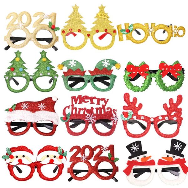 sunglasses 12pcs 1set attractive eyeglass frames christmas-themed glasses (random style), White;black
sunglasses 12pcs 1set attractive eyeglass frames christmas-themed glasses (random style), White;black