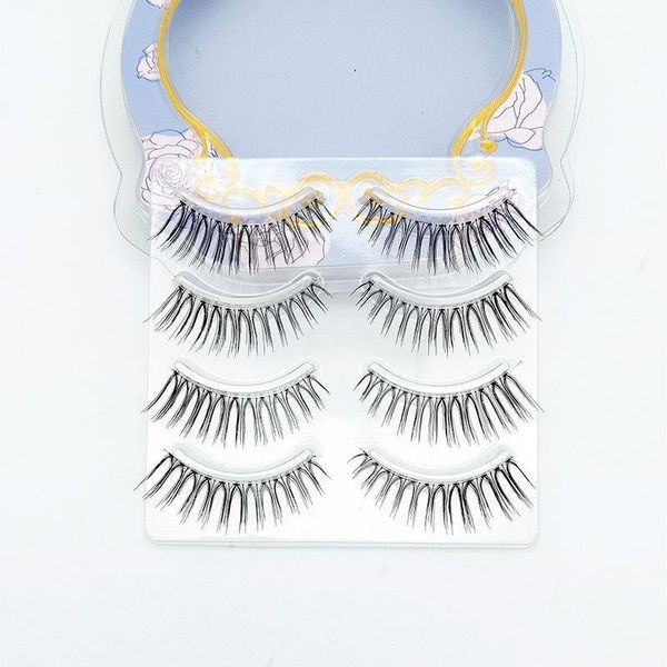 pairs sharpened false eyelashes long lasting transparent stems natural realistic nude bride makeup1
pairs sharpened false eyelashes long lasting transparent stems natural realistic nude bride makeup1
