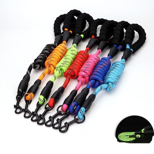 reflective dog leash 7 color nylon leashes for medium/large dogs collar lead rope labrador rottweiler smycz dla psa collars &
reflective dog leash 7 color nylon leashes for medium/large dogs collar lead rope labrador rottweiler smycz dla psa collars &