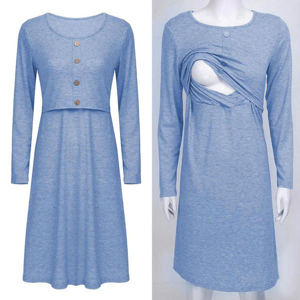 maternity dresses clothes for pregnant women breastfeeding nursing dress long sleeve solid loose casual pregnancy ruched summer, White
maternity dresses clothes for pregnant women breastfeeding nursing dress long sleeve solid loose casual pregnancy ruched summer, White