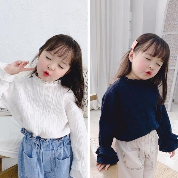 spring autumn baby toddler girls shirt blouses kids long sleeve solid color children's clothes jw7792 shirts, White;black
spring autumn baby toddler girls shirt blouses kids long sleeve solid color children's clothes jw7792 shirts, White;black