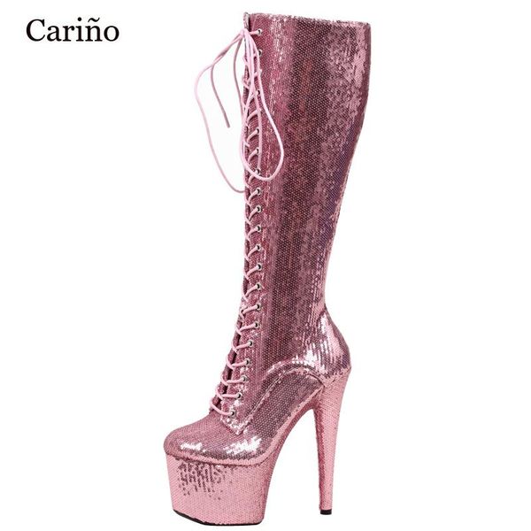 boots arrival sequins party shoes women's super high heel platform cross-tied knee pole dancing pumps size 35-43, Black
boots arrival sequins party shoes women's super high heel platform cross-tied knee pole dancing pumps size 35-43, Black