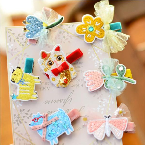 hair accessories 10pcs/lot hand embroidery rhinestones flower clips girls barrettes children cute butterfly animal hairpins, Slivery;white
hair accessories 10pcs/lot hand embroidery rhinestones flower clips girls barrettes children cute butterfly animal hairpins, Slivery;white