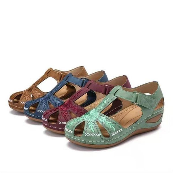 sandals women's summer rome vintage hollow out wedge heels platform ladies shoes hook loop embroidery sewing female sandal, Black
sandals women's summer rome vintage hollow out wedge heels platform ladies shoes hook loop embroidery sewing female sandal, Black