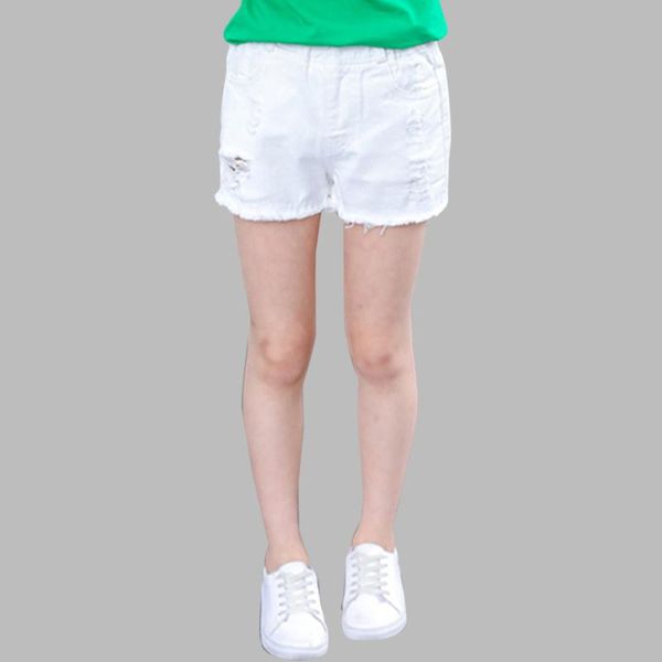 jeans summer girl casual girls short pants with hole children teenage children's clothing, Blue
jeans summer girl casual girls short pants with hole children teenage children's clothing, Blue