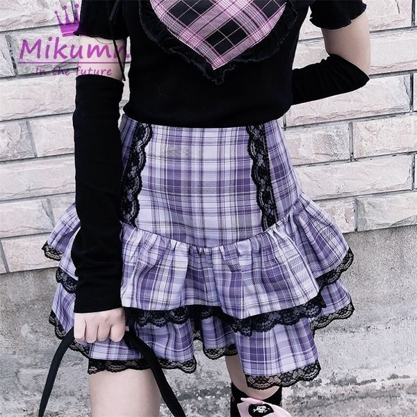 japanese harajuku girls sweet lace plaid high waist pleated skirt gothic cute lolita cake mini skirts 210319, Black
japanese harajuku girls sweet lace plaid high waist pleated skirt gothic cute lolita cake mini skirts 210319, Black