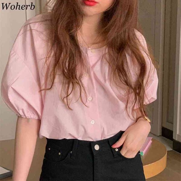 korean sweet short puff sleeve women blouses shirts elegant solid fashion office ladies summer blusas mujer 210519, White
korean sweet short puff sleeve women blouses shirts elegant solid fashion office ladies summer blusas mujer 210519, White