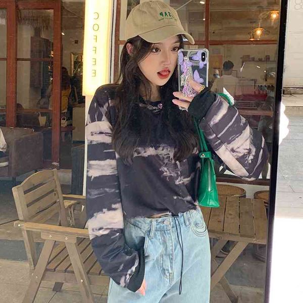 fashion short sense girl new korean loose foreign style long sleeved sweater women's spring and autumn thin fashion, Black
fashion short sense girl new korean loose foreign style long sleeved sweater women's spring and autumn thin fashion, Black