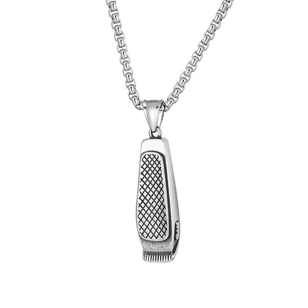 stainless steel vintage barber's knife men's pendant necklace razor jewelry gift for him with chain chains, Silver
stainless steel vintage barber's knife men's pendant necklace razor jewelry gift for him with chain chains, Silver