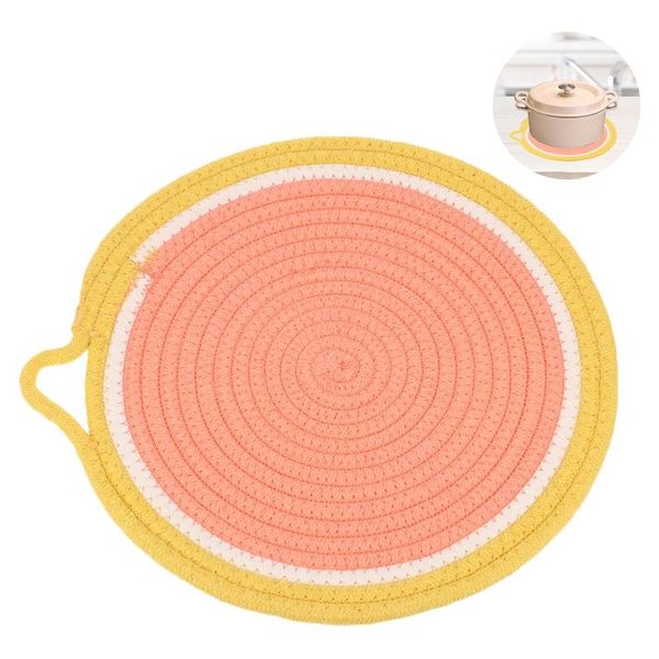 mats & pads household kitchen table fruit series round cotton rope woven placemat pan mat heat insulation pad pot for home
mats & pads household kitchen table fruit series round cotton rope woven placemat pan mat heat insulation pad pot for home