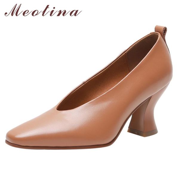 dress shoes meotina high heels women pumps natural genuine leather strange style heel glove real square toe lady 40, Black
dress shoes meotina high heels women pumps natural genuine leather strange style heel glove real square toe lady 40, Black