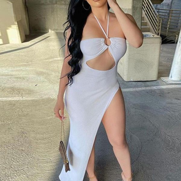 casual dresses party club bodycon for women's 2021 summer clothing halter backless cut out midi dress female streetwears, Black;gray
casual dresses party club bodycon for women's 2021 summer clothing halter backless cut out midi dress female streetwears, Black;gray