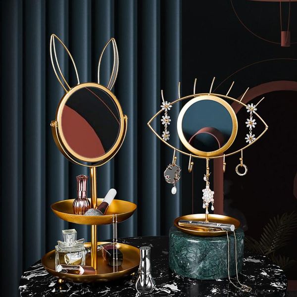 kitchen storage & organization creative makeup organizer box earrings necklace display stand mirror jewelry tray rack deskfor cosmetics
kitchen storage & organization creative makeup organizer box earrings necklace display stand mirror jewelry tray rack deskfor cosmetics