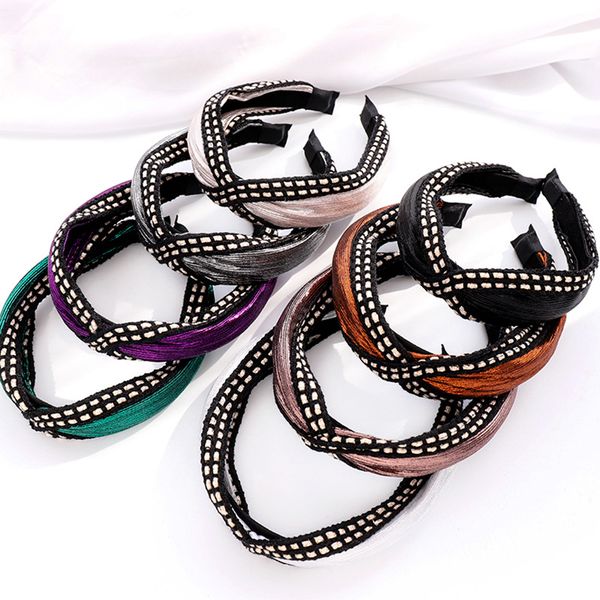 christmas vintage silk cloth headbands bezel hairband women cross turban headband girls hoop clip hair accessories opaska do wlosow, Silver
christmas vintage silk cloth headbands bezel hairband women cross turban headband girls hoop clip hair accessories opaska do wlosow, Silver