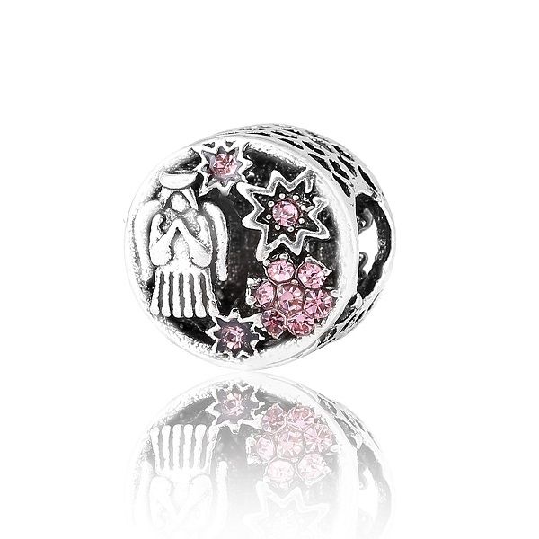 fits pandora bracelets 20pcs angel pink crystal silver charms fits pandora charms bracelet beads for jewelry making 925 sterling silver char, Black
fits pandora bracelets 20pcs angel pink crystal silver charms fits pandora charms bracelet beads for jewelry making 925 sterling silver char, Black