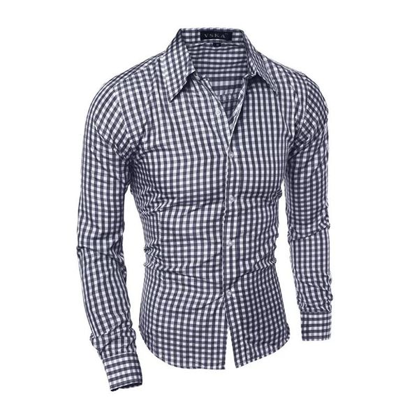 men's casual shirts luxury design classic long sleeve plaid shirt business suit 5 colors, White;black
men's casual shirts luxury design classic long sleeve plaid shirt business suit 5 colors, White;black