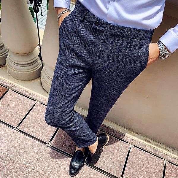 men's suits & blazers boutique lattice fashion casual business mens suit pants groom wedding dress slim trousers big size, White;black
men's suits & blazers boutique lattice fashion casual business mens suit pants groom wedding dress slim trousers big size, White;black