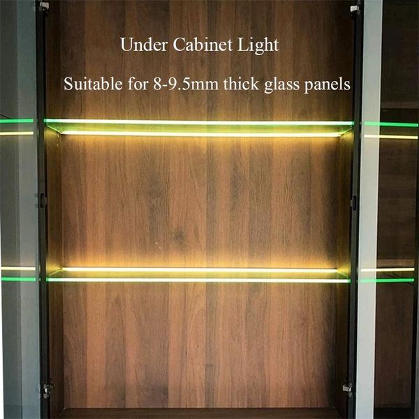 under cabinet light 8-9.5mm thick glass panel layer shelf backside edge clip lamp cupboard collection showcase bookcase
under cabinet light 8-9.5mm thick glass panel layer shelf backside edge clip lamp cupboard collection showcase bookcase