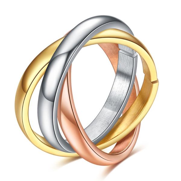 wedding rings fashion interlocked circle women men ring gift jewelry classic love stainless steel bijoux femme bague acier inoxidable, Slivery;golden
wedding rings fashion interlocked circle women men ring gift jewelry classic love stainless steel bijoux femme bague acier inoxidable, Slivery;golden