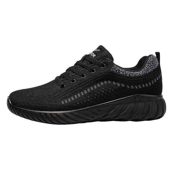 huili men's shoes spring and autumn leisure running thick bottom flying woven wear-resistant jogging fashion versatile mesh, Black
huili men's shoes spring and autumn leisure running thick bottom flying woven wear-resistant jogging fashion versatile mesh, Black