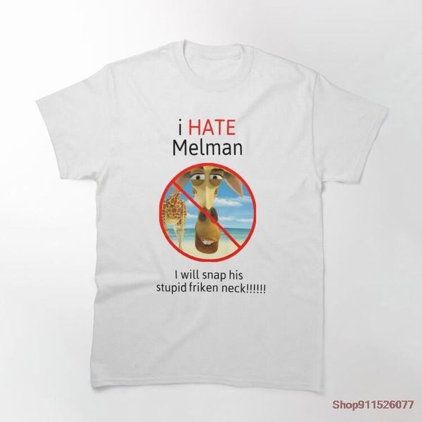 men's t-shirts i hate melman streetwear harajuku tshirt t shirt men summer short sleeve t-shirt cotton fashion black tees hiphop, White;black
men's t-shirts i hate melman streetwear harajuku tshirt t shirt men summer short sleeve t-shirt cotton fashion black tees hiphop, White;black