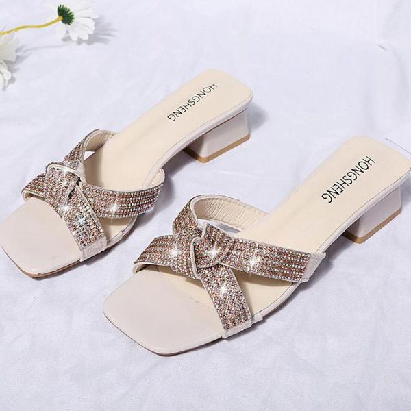 slippers summer women square toe flip flop ladies fashion high heels sandals pu leather female footwear 2021 ytmtloy house, Black
slippers summer women square toe flip flop ladies fashion high heels sandals pu leather female footwear 2021 ytmtloy house, Black