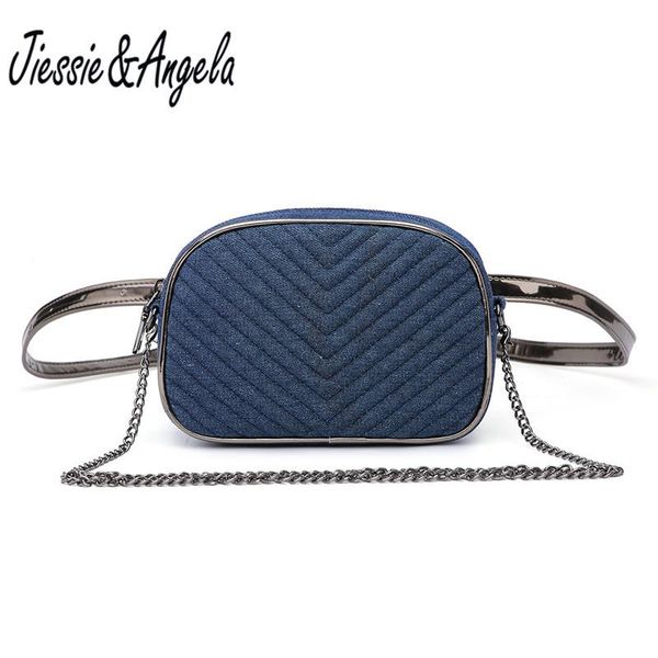waist bags jiessie & angela fashion denim blue women fanny pack casual belt bag shoulder chain
waist bags jiessie & angela fashion denim blue women fanny pack casual belt bag shoulder chain