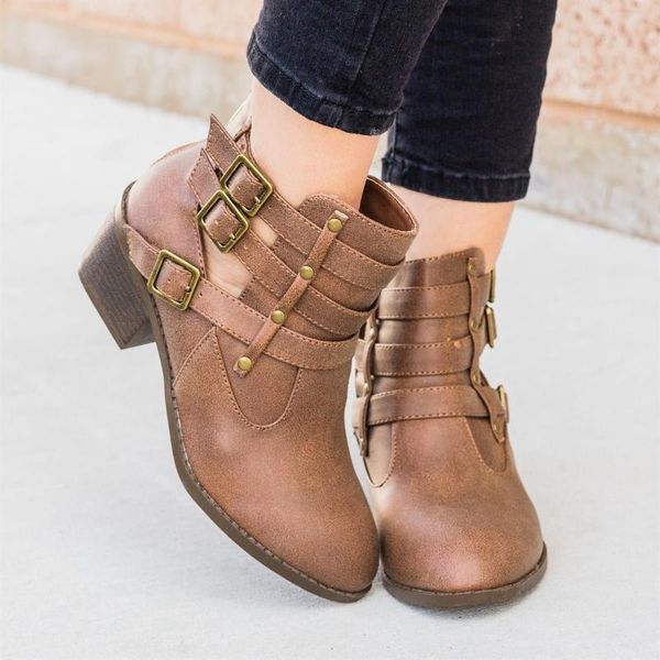 boots casual buckle 2021 autumn winter retro women fashion pu leather ankle zapatos de mujer wram for woman, Black
boots casual buckle 2021 autumn winter retro women fashion pu leather ankle zapatos de mujer wram for woman, Black