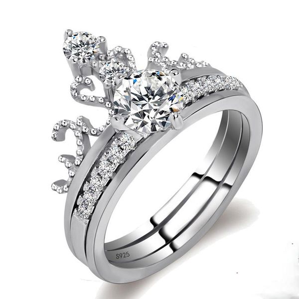 wedding rings genuine plata classic white gold jewelry claddag crown peridot ring jz14 cz sterling bague femme anillos mujer, Slivery;golden
wedding rings genuine plata classic white gold jewelry claddag crown peridot ring jz14 cz sterling bague femme anillos mujer, Slivery;golden