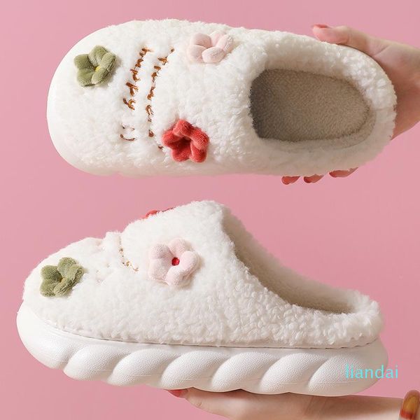 slippers womens furry flower platform shoes fashion warm home non-slip comfortable soft cute indoor cotton, Black
slippers womens furry flower platform shoes fashion warm home non-slip comfortable soft cute indoor cotton, Black