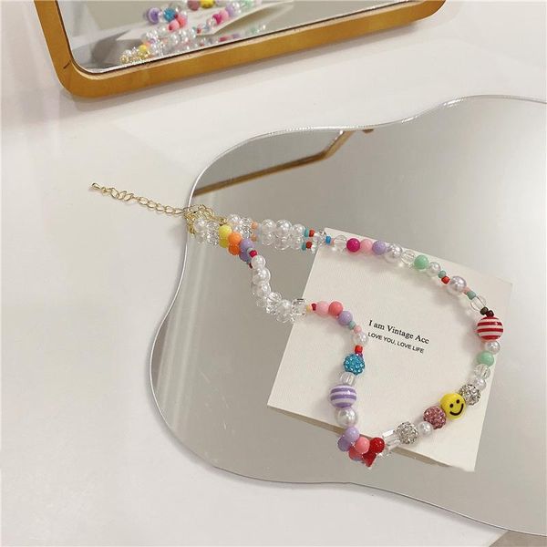 chains 2021 kpop sweet transparent colorful beaded irregular heart pearl choker necklace for women girls party aesthetic jewelry, Silver
chains 2021 kpop sweet transparent colorful beaded irregular heart pearl choker necklace for women girls party aesthetic jewelry, Silver